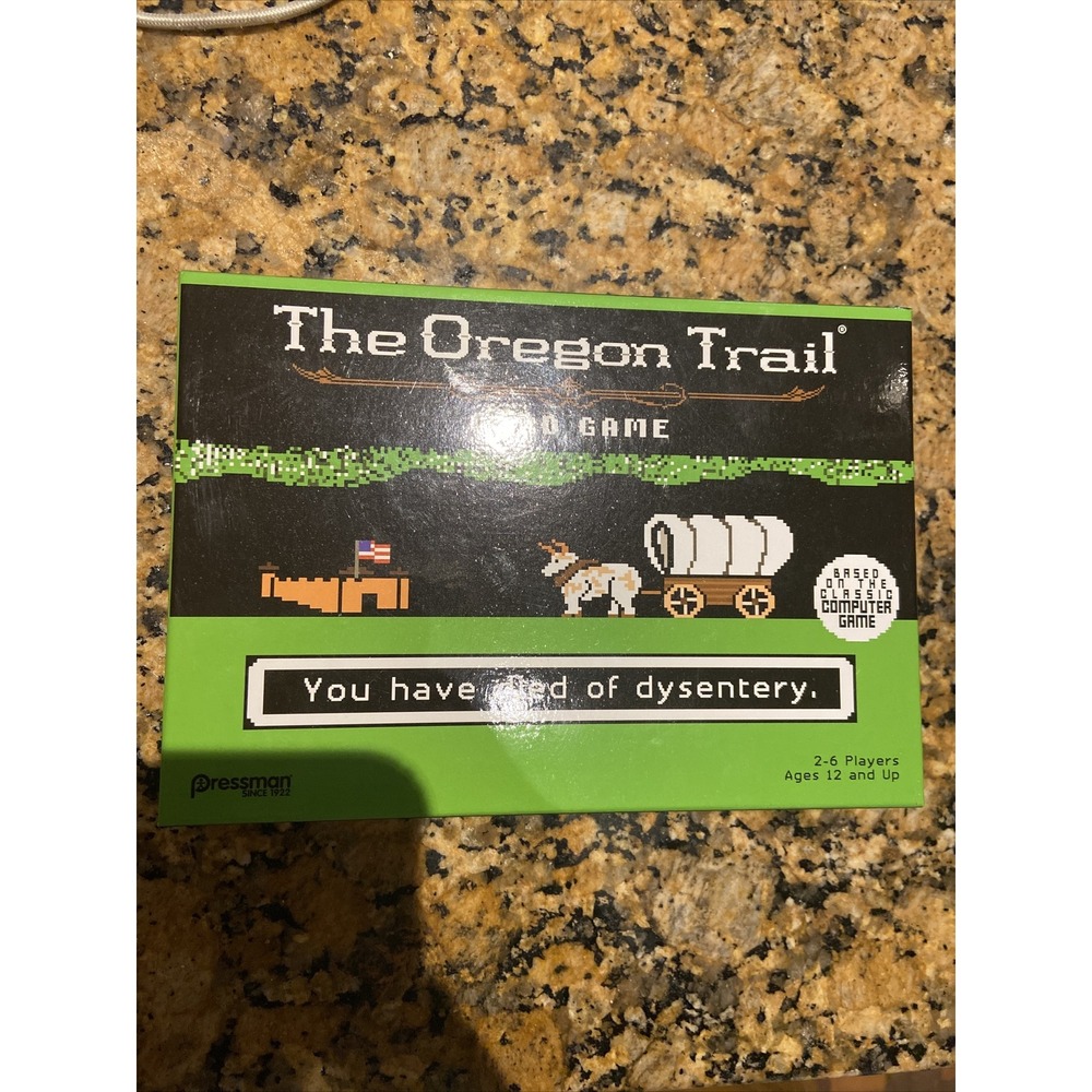 The Oregon Trail Card Game by Pressman Used Excellent Condition Game‎ Night